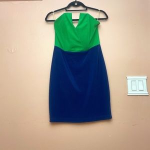 Strapless fitted dress